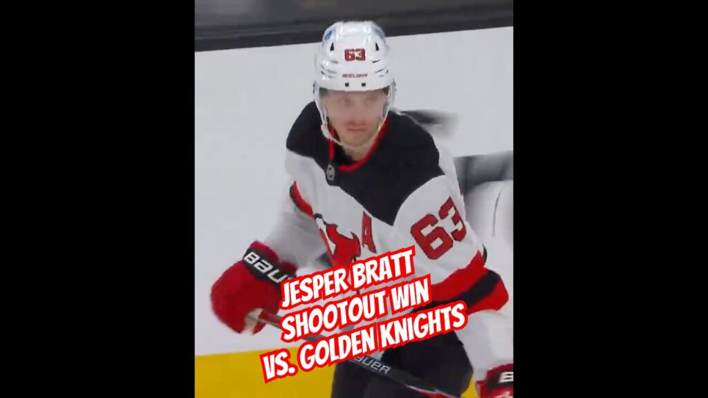Jesper Bratt Scores vs Golden Knights: NHL Hockey Highlights and Goal Analysis