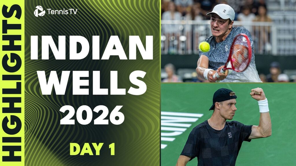 Shapovalov vs Tsitsipas, Monfils & Cilic: Indian Wells 2026 Day 1 Highlights & Results