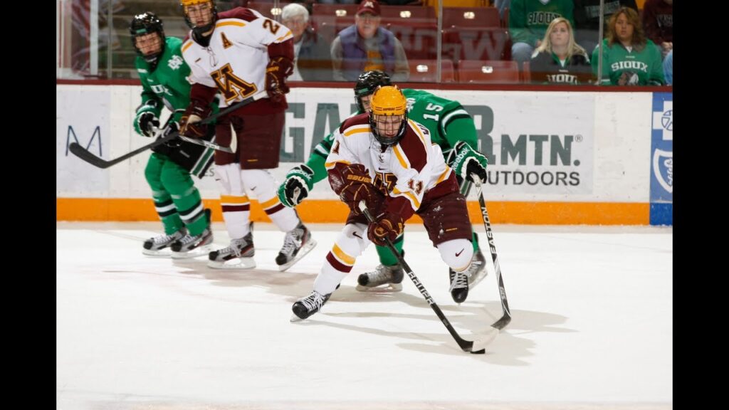 Gophers beat UND 2-0: Minnesota Hockey scores twice in 3rd period to win turn-around thriller