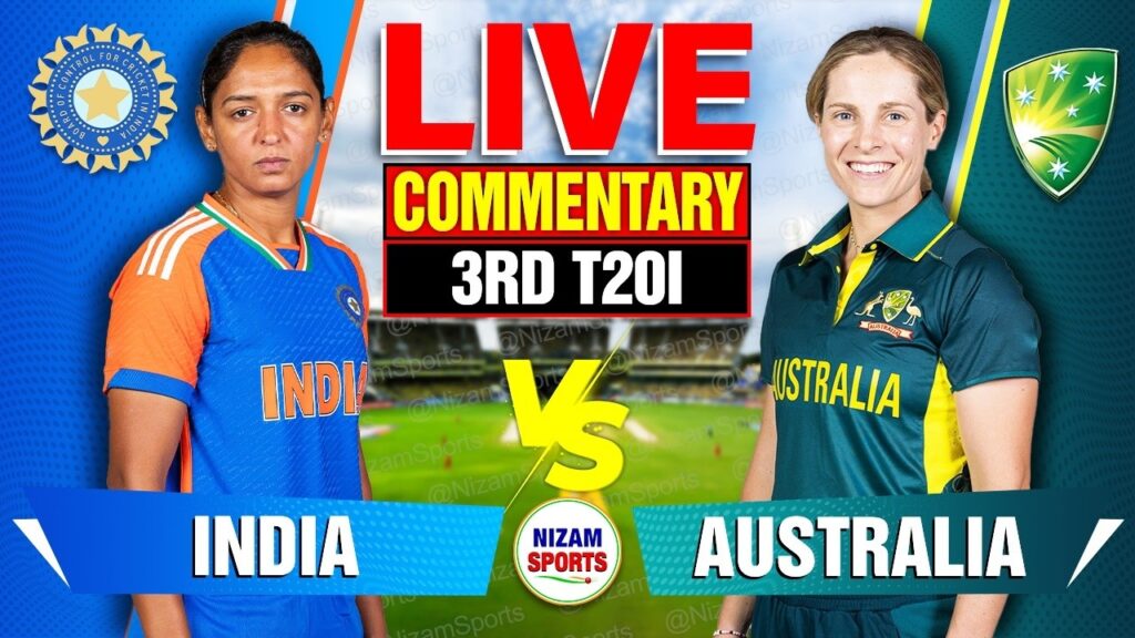 IND vs AUS 3rd T20 Live Score: India vs Australia Live Cricket Commentary & Scorecard