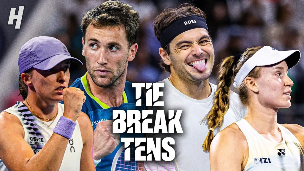 Ruud/Swiatek vs Fritz/Rybakina | Tie Break Tens 2026 Semifinal Highlights & Best Points