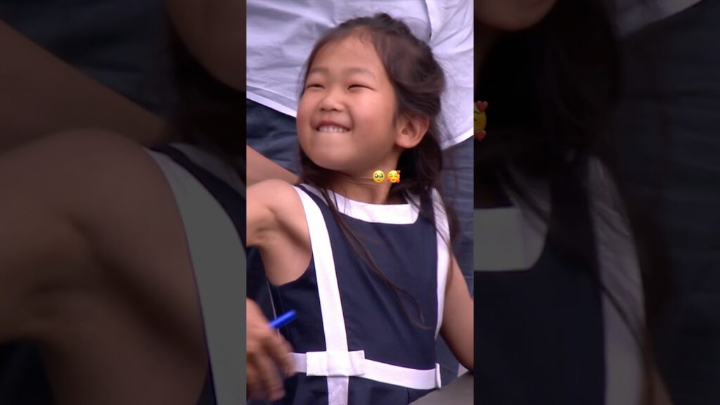 Novak Djokovic Wins Hearts: Watch Him Gift His Racket to a Young Fan at Wimbledon ❤️ #Shorts