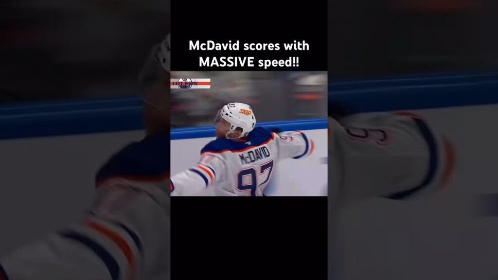 Connor McDavid's Lightning Speed Goal: Why He is the Virat Kohli of Hockey! #NHL #Oilers