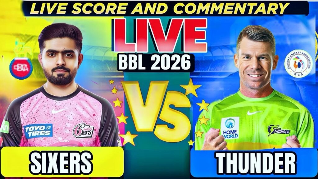 Sydney Thunder vs Sydney Sixers, 37th Match BBL Live Score & Commentary | Big Bash League 2024-25