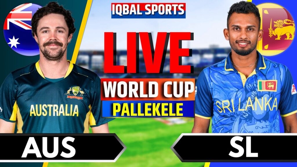 AUS vs SL Live Score, T20 World Cup: Australia vs Sri Lanka Live Cricket Match Today | Iqbal Sports
