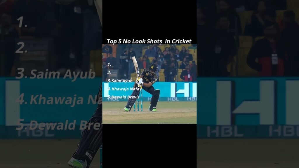 Top 5 No-Look Shots in Cricket History #shorts