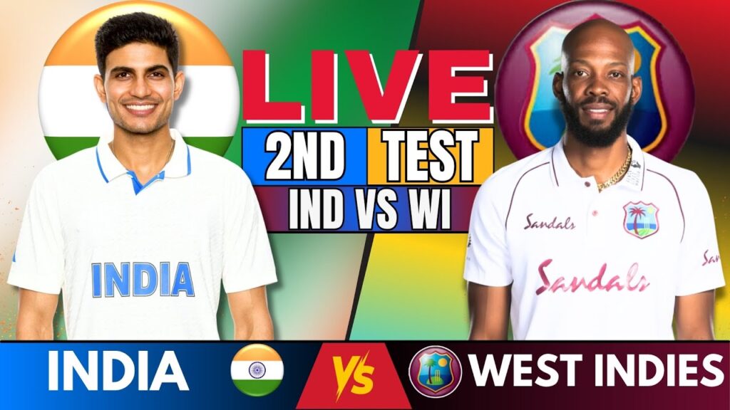 IND vs WI 2nd Test Day 3 Live Score: India vs West Indies Live Cricket Match Score & Commentary