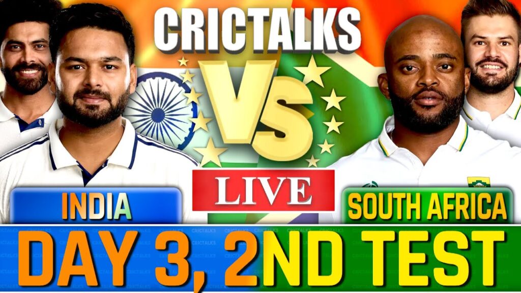 IND vs SA 2nd Test Day 3 Live Score: India vs South Africa Cricket Match Commentary & Highlights