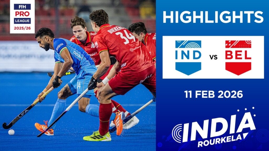 India vs Belgium Hockey Highlights 2026 | FIH Pro League Full Match Today