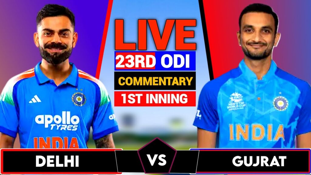 Delhi vs Gujarat Live Score, Group D ODI: DEL vs GUJ Live Commentary & Updates