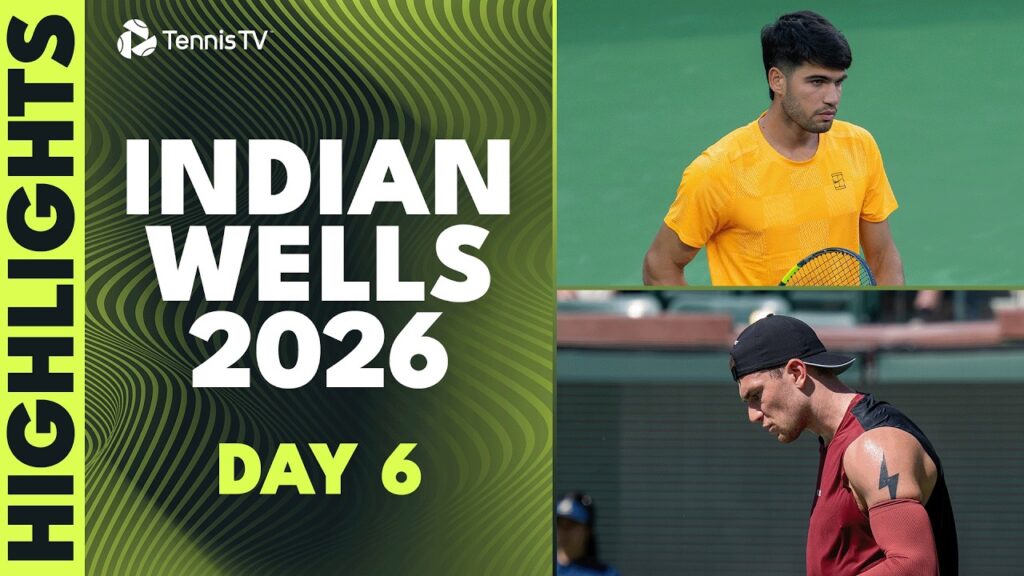 Alcaraz vs Rinderknech Highlights: Djokovic, Draper & Bublik | Indian Wells 2026 IST