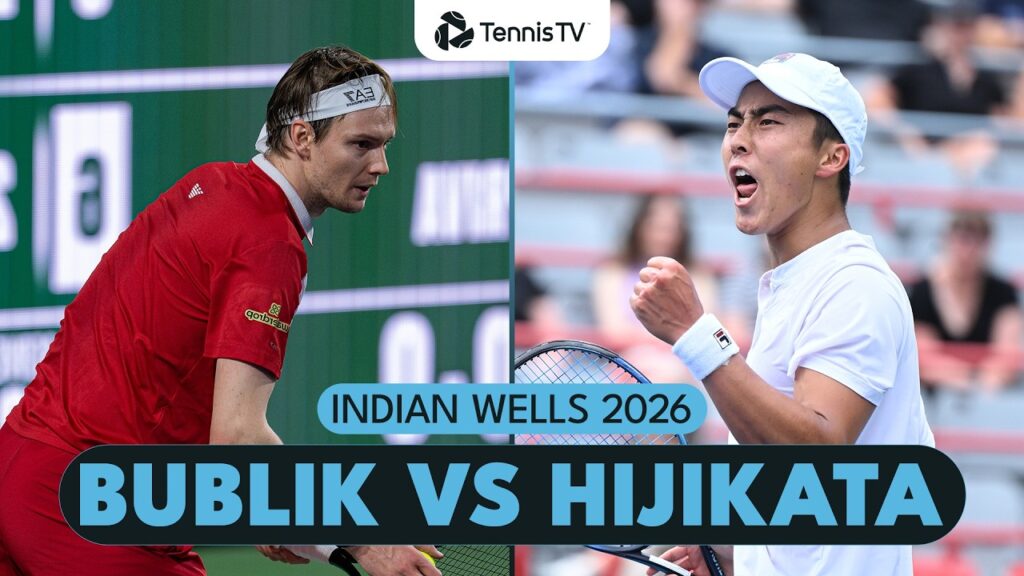 Alexander Bublik vs Rinky Hijikata Highlights: Indian Wells 2026 Full Match Replay