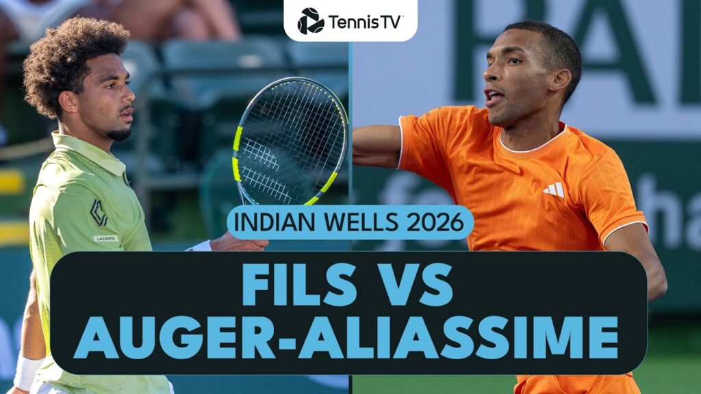 Arthur Fils vs Felix Auger-Aliassime Highlights: Indian Wells 2026 | Full Match Highlights